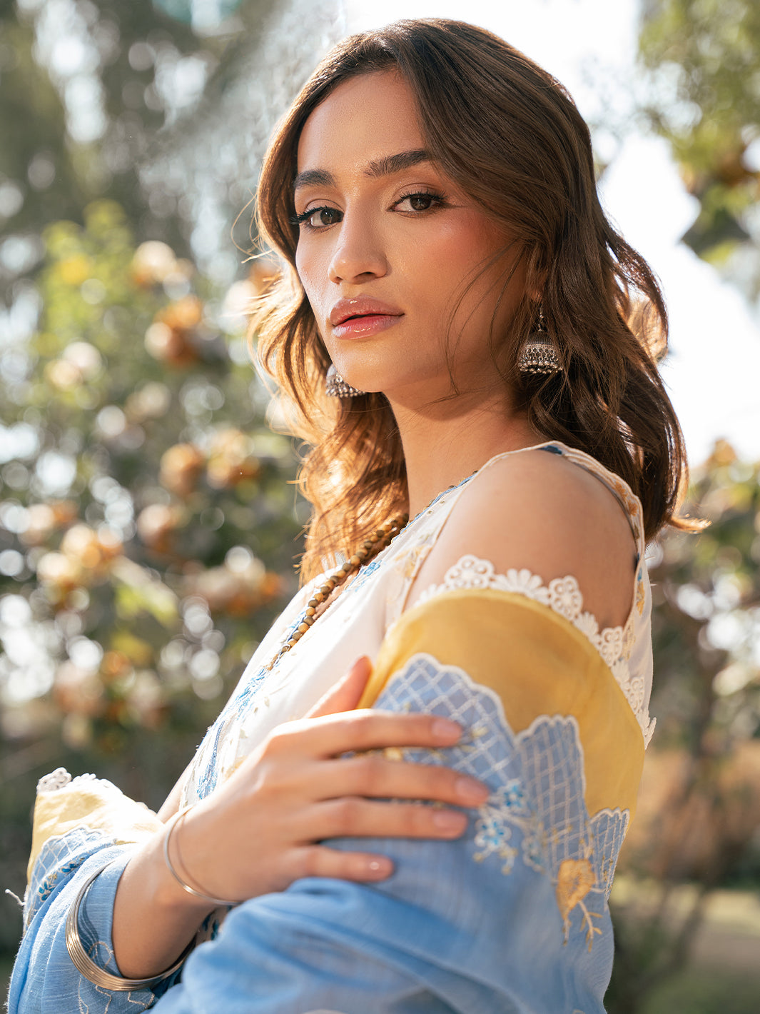 Bin Ilyas | Hazel Printed Lawn 25 | 2078 - B by Bin Ilyas - Designer Dress - Type: Ladies Clothes - Available at Libayah - 100% Original