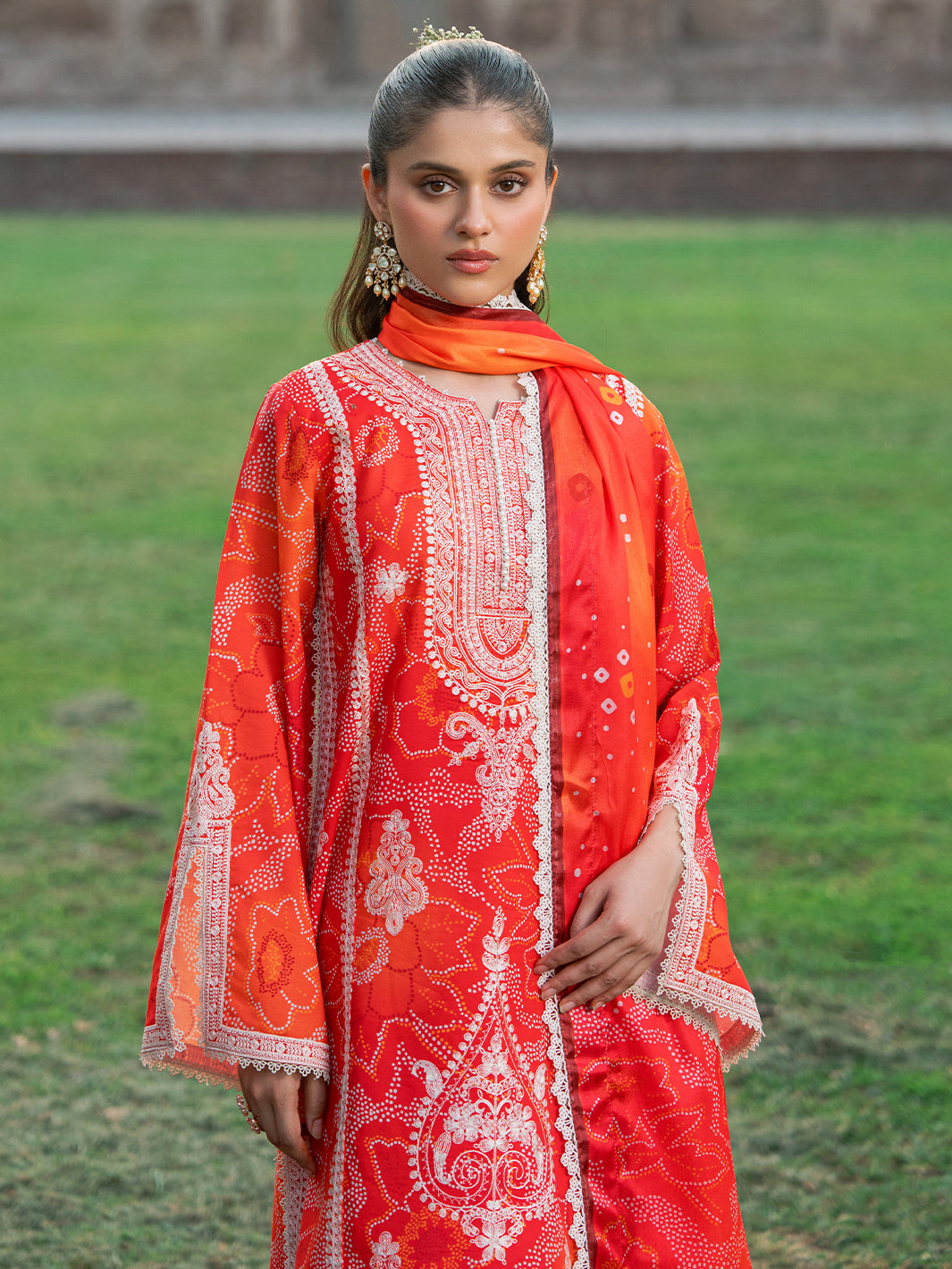 Bin Ilyas | Naqsh Naaz Luxury Lawn 25 | 2084 - A by Bin Ilyas - Designer Dress - Type: Ladies Clothes - Available at Libayah - 100% Original