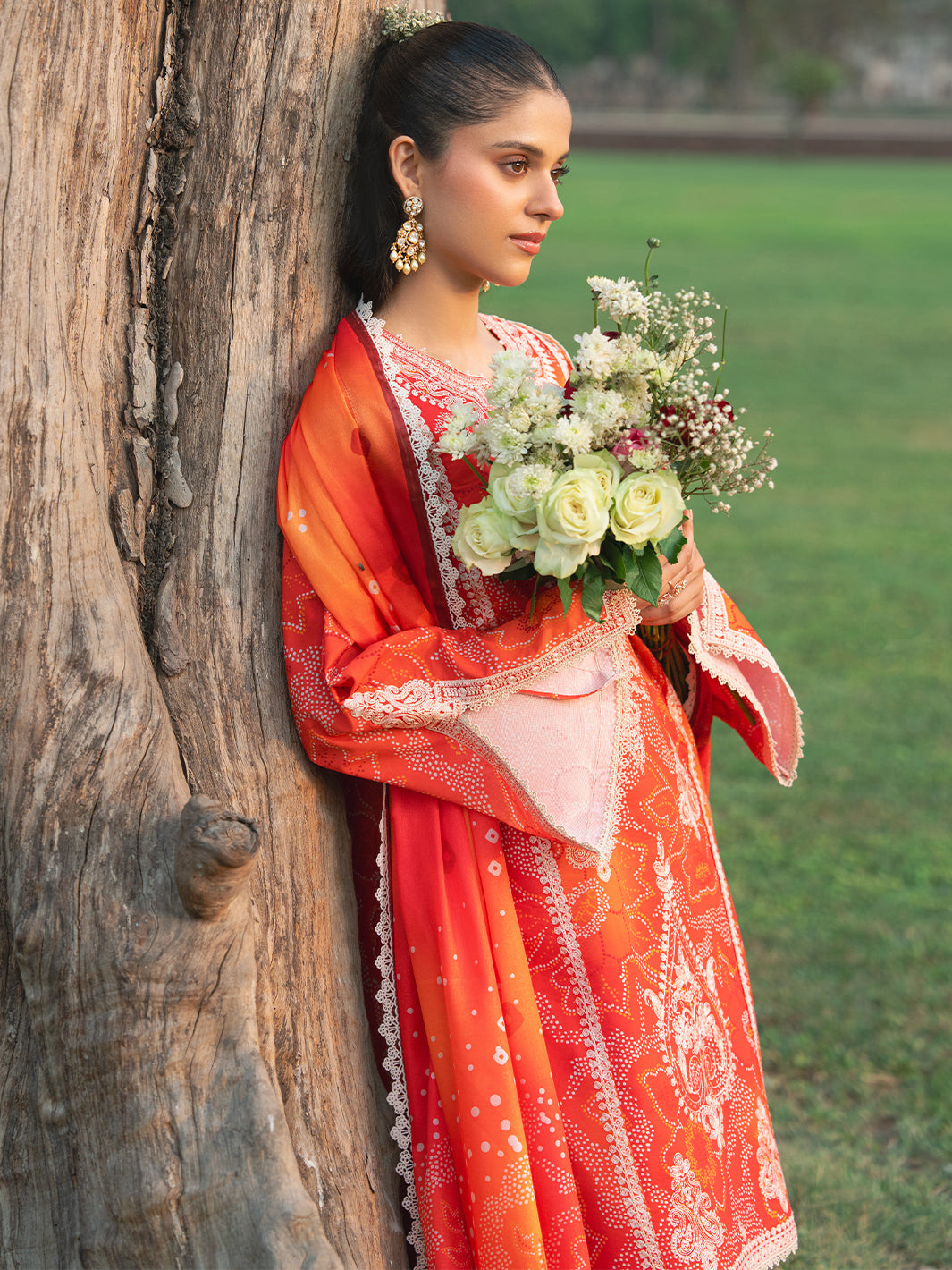 Bin Ilyas | Naqsh Naaz Luxury Lawn 25 | 2084 - A by Bin Ilyas - Designer Dress - Type: Ladies Clothes - Available at Libayah - 100% Original