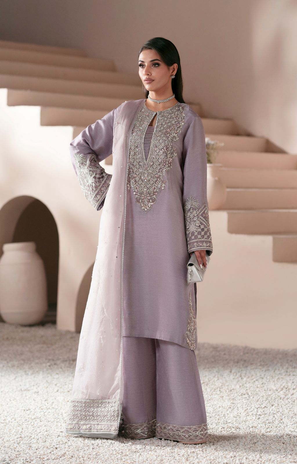 Ajr Couture | Symphony Luxe Festive 25 | Celestia by AJR Couture - Designer Dress - Type: Ladies Clothes - Available at Libayah - 100% Original