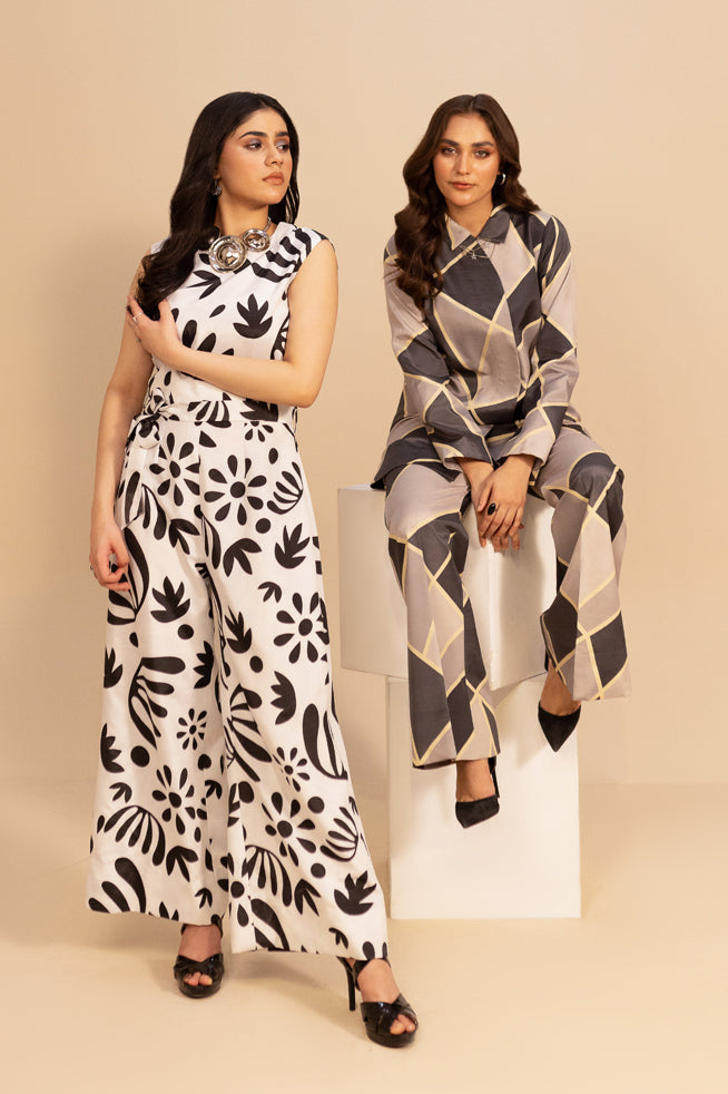 Fozia Khalid | Print Edit | Orion by Fozia Khalid - Designer Dress - Type: Casuals - Available at Libayah - 100% Original