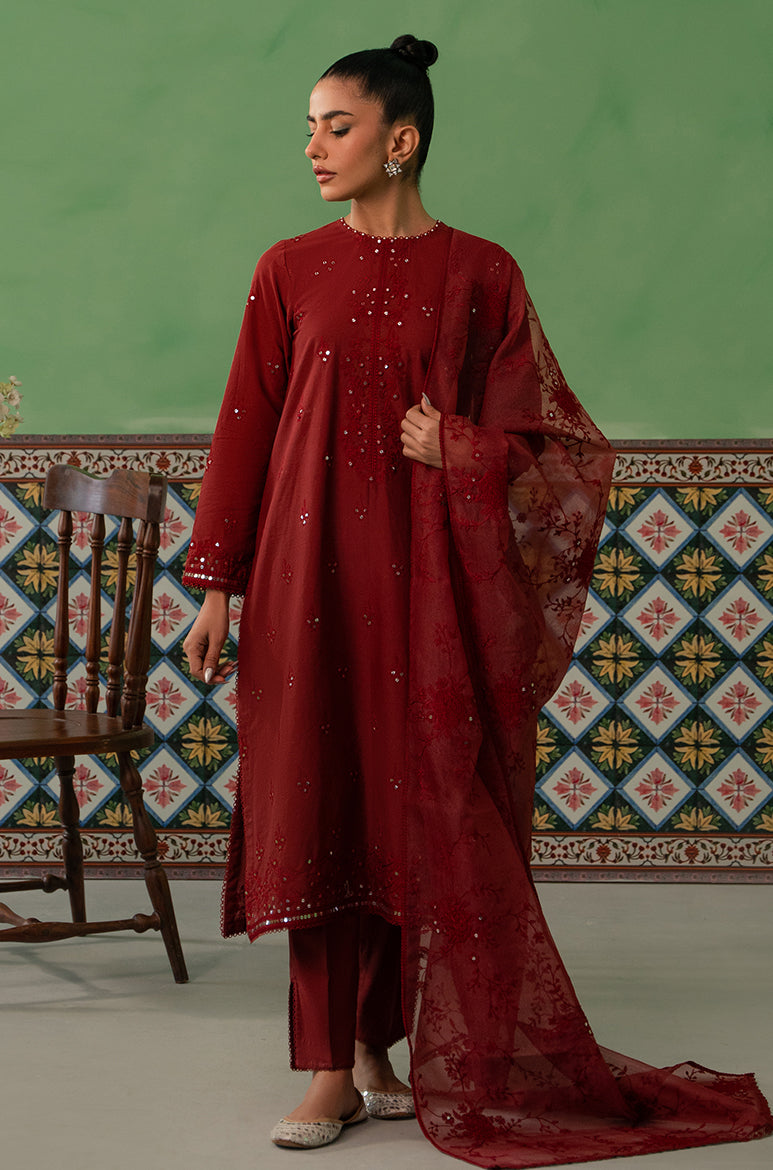 Cross Stitch | Mahiri Embroidered Lawn 24 | ROSE FLORINE by Cross Stitch - Designer Dress - Type: Ladies Clothes - Available at Libayah - 100% Original