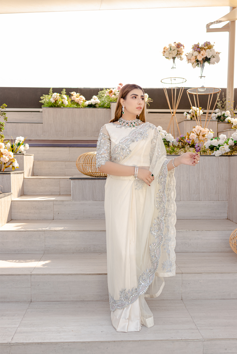 Ayesha and Usman | Celestial Night | Fleurine by Ayesha and Usman - Designer Dress - Type: Ladies Clothes - Available at Libayah - 100% Original