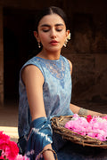 Cross Stitch | Premium Lawn 24 | BLUE SAND by Cross Stitch - Designer Dress - Type: Ladies Clothes - Available at Libayah - 100% Original