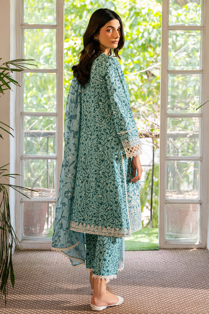 Cross Stitch | Mahiri Embroidered Lawn 24 | MINTY MEADOW by Cross Stitch - Designer Dress - Type: Ladies Clothes - Available at Libayah - 100% Original