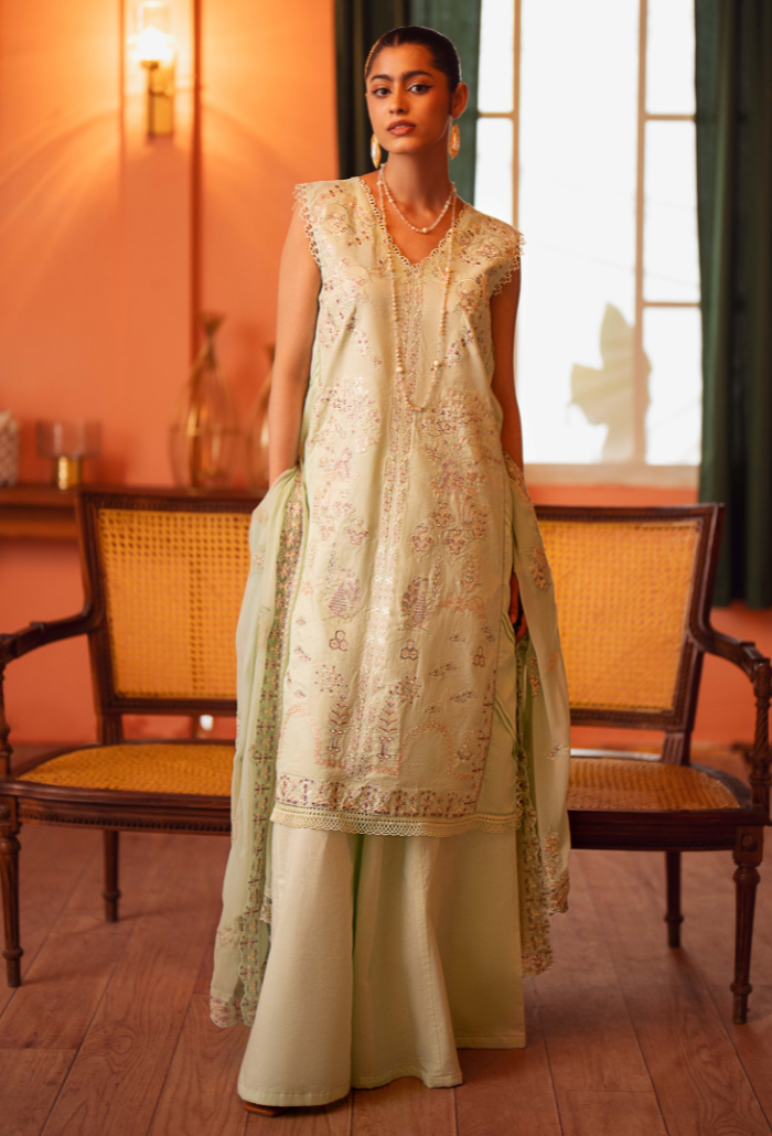 Humdum | Lala Rukh Lawn | Lalarukh - D07 by Humdum - Designer Dress - Type: Ladies Clothes - Available at Libayah - 100% Original