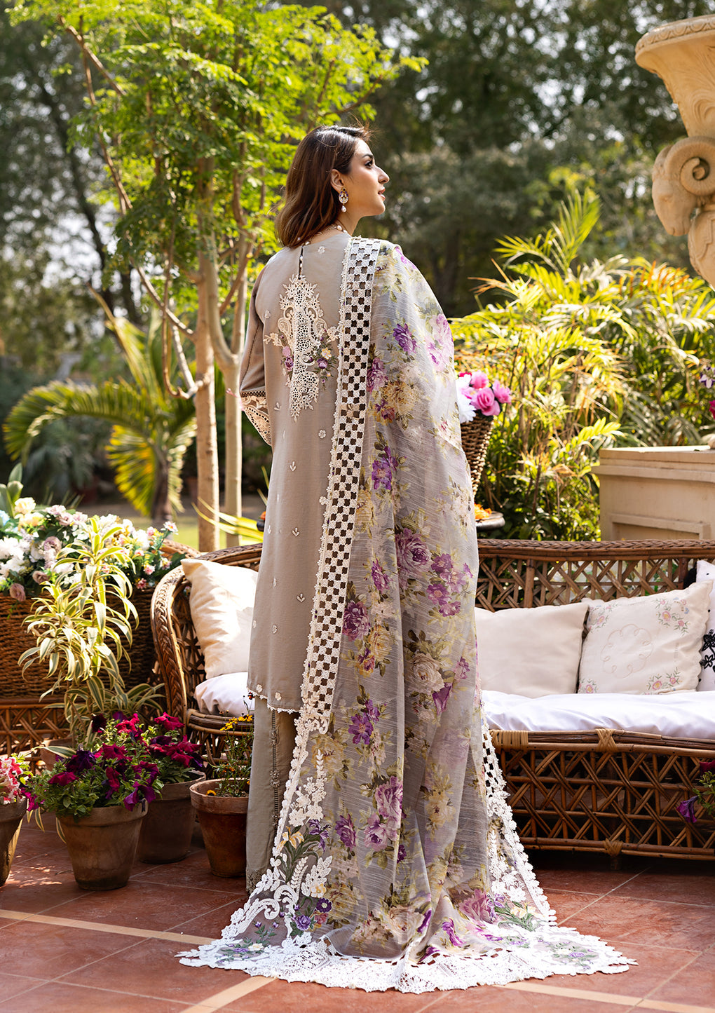 Elaf Premium | Luxury Lawn 25 | ELM-05 RAMSHA by Elaf Premium - Designer Dress - Type: Ladies Clothes - Available at Libayah - 100% Original