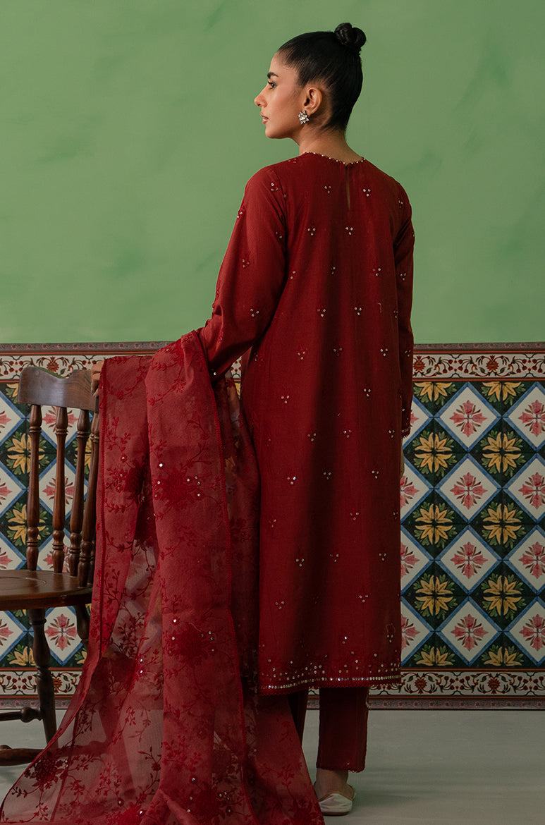 Cross Stitch | Mahiri Embroidered Lawn 24 | ROSE FLORINE by Cross Stitch - Designer Dress - Type: Ladies Clothes - Available at Libayah - 100% Original