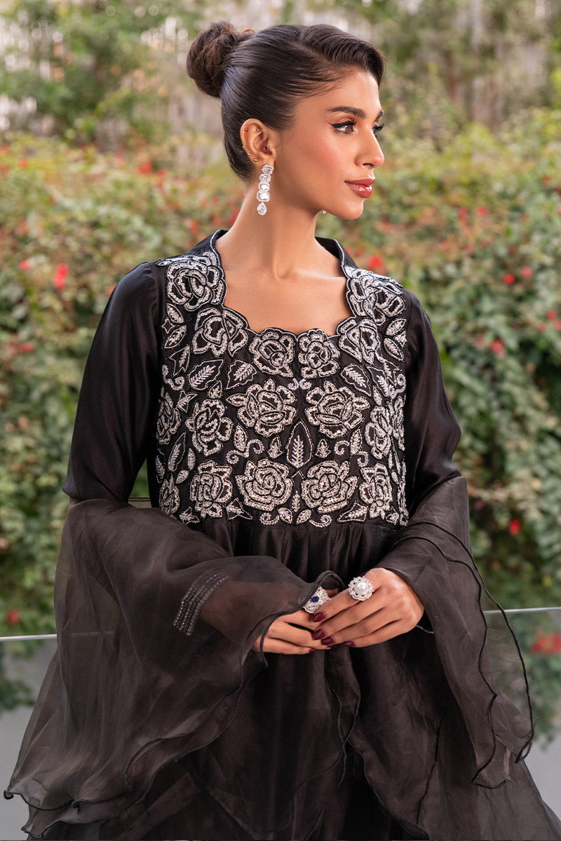Chic Ophicial | Celenia Pret | Elegant Black Kalidar by Chic Ophicial - Designer Dress - Type: Ladies Clothes - Available at Libayah - 100% Original
