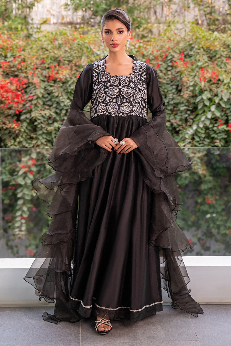 Chic Ophicial | Celenia Pret | Elegant Black Kalidar by Chic Ophicial - Designer Dress - Type: Ladies Clothes - Available at Libayah - 100% Original