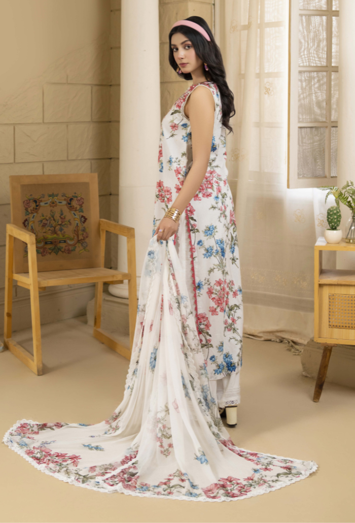 Humdum | Senora Lawn 25 | Senora - D08 by Humdum - Designer Dress - Type: Ladies Clothes - Available at Libayah - 100% Original