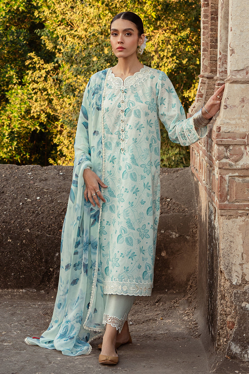 Cross Stitch | Premium Lawn 24 | WHISPERING DOVE by Cross Stitch - Designer Dress - Type: Ladies Clothes - Available at Libayah - 100% Original