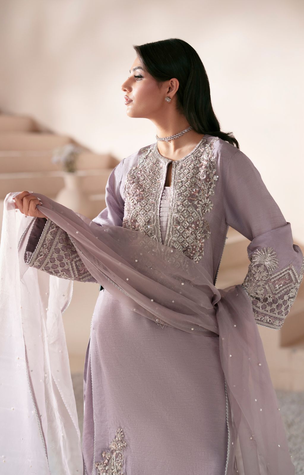 Ajr Couture | Symphony Luxe Festive 25 | Celestia by AJR Couture - Designer Dress - Type: Ladies Clothes - Available at Libayah - 100% Original