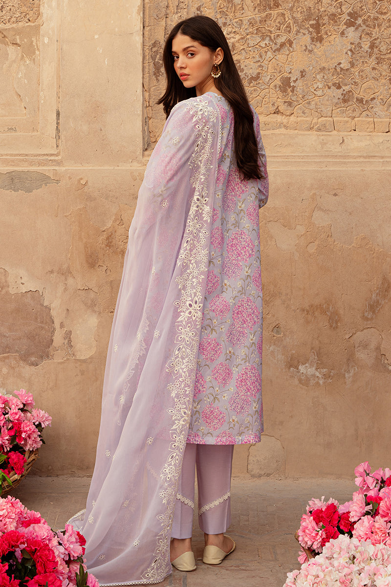 Cross Stitch | Premium Lawn 24 | LILAC DREAM by Cross Stitch - Designer Dress - Type: Ladies Clothes - Available at Libayah - 100% Original