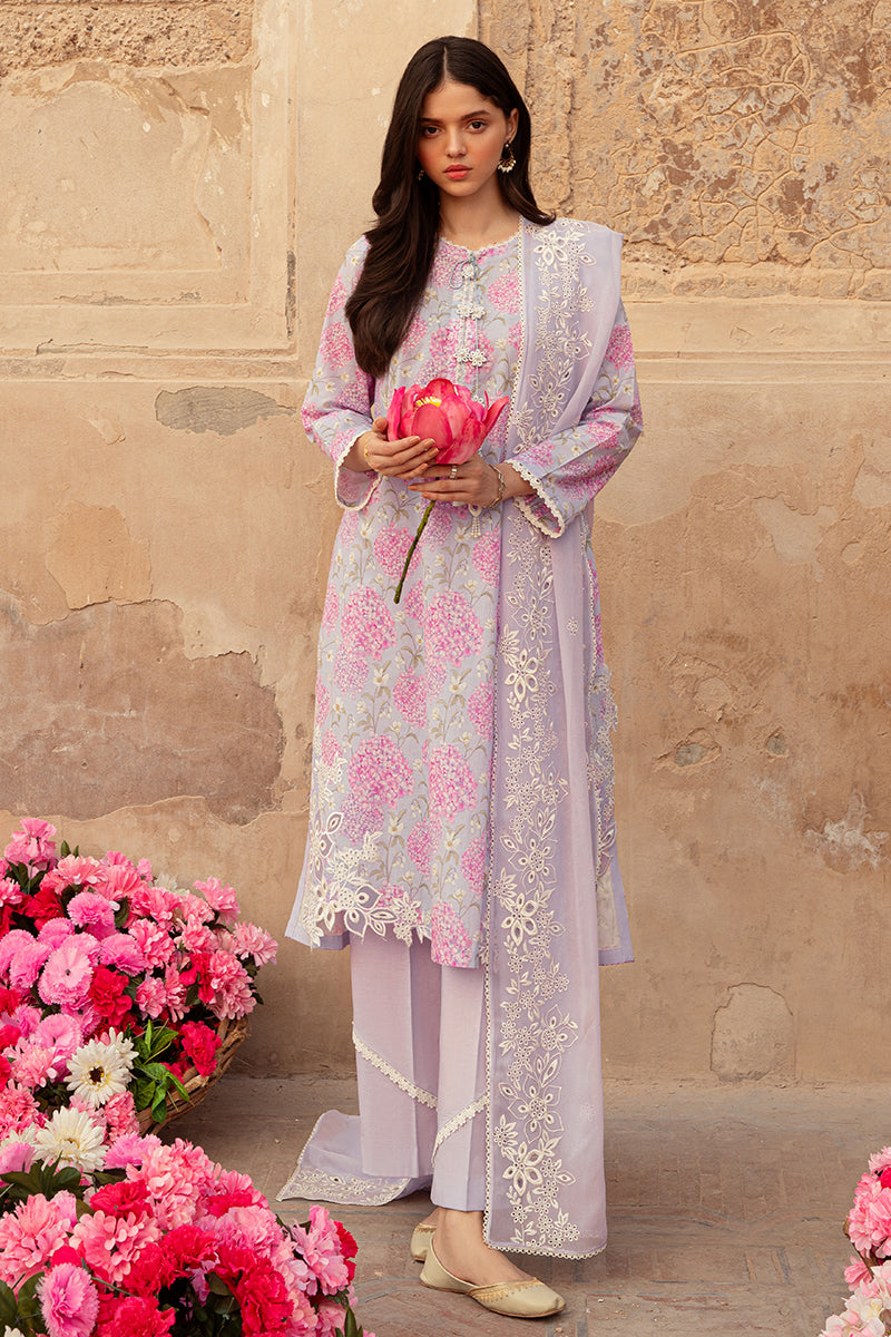 Cross Stitch | Premium Lawn 24 | LILAC DREAM by Cross Stitch - Designer Dress - Type: Ladies Clothes - Available at Libayah - 100% Original
