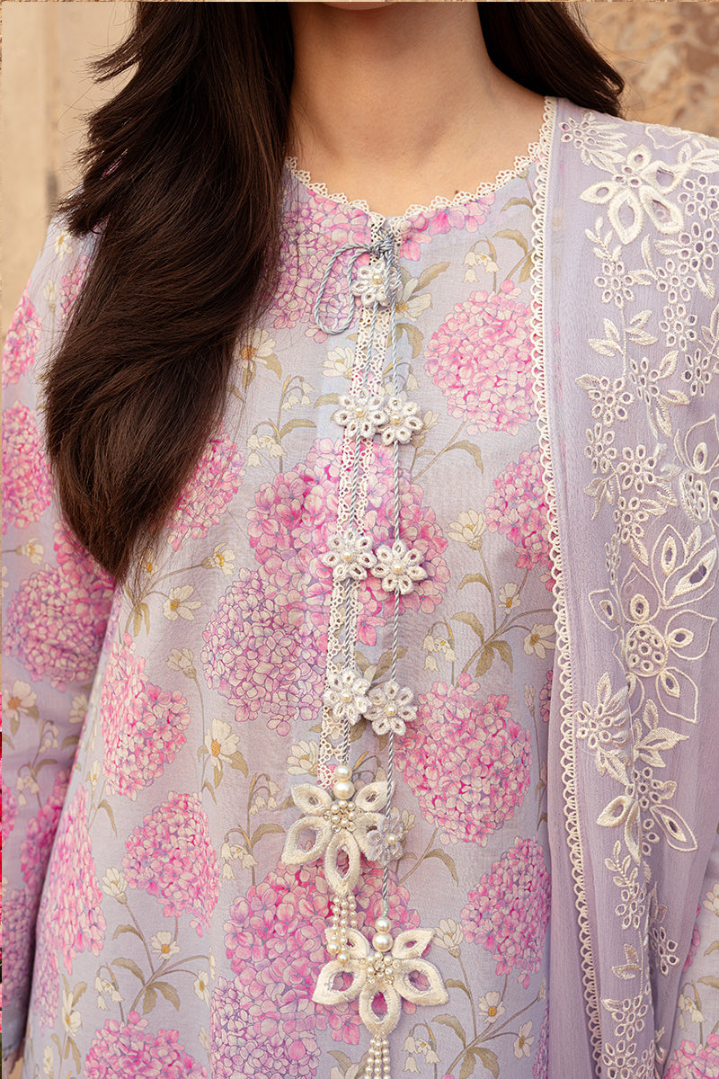 Cross Stitch | Premium Lawn 24 | LILAC DREAM by Cross Stitch - Designer Dress - Type: Ladies Clothes - Available at Libayah - 100% Original