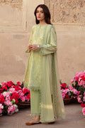 Cross Stitch | Premium Lawn 24 | MISTED GREEN by Cross Stitch - Designer Dress - Type: Ladies Clothes - Available at Libayah - 100% Original