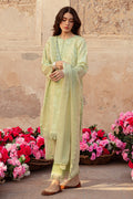 Cross Stitch | Premium Lawn 24 | MISTED GREEN by Cross Stitch - Designer Dress - Type: Ladies Clothes - Available at Libayah - 100% Original