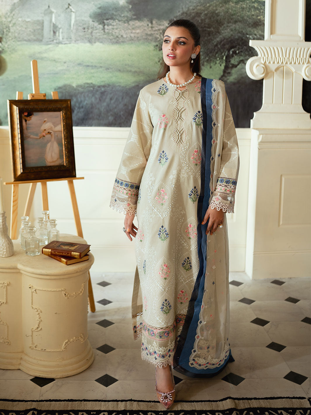 Faiza Faisal | Celine Eid Collection 24 | MIEL by Faiza Faisal - Designer Dress - Type: Ladies Clothes - Available at Libayah - 100% Original