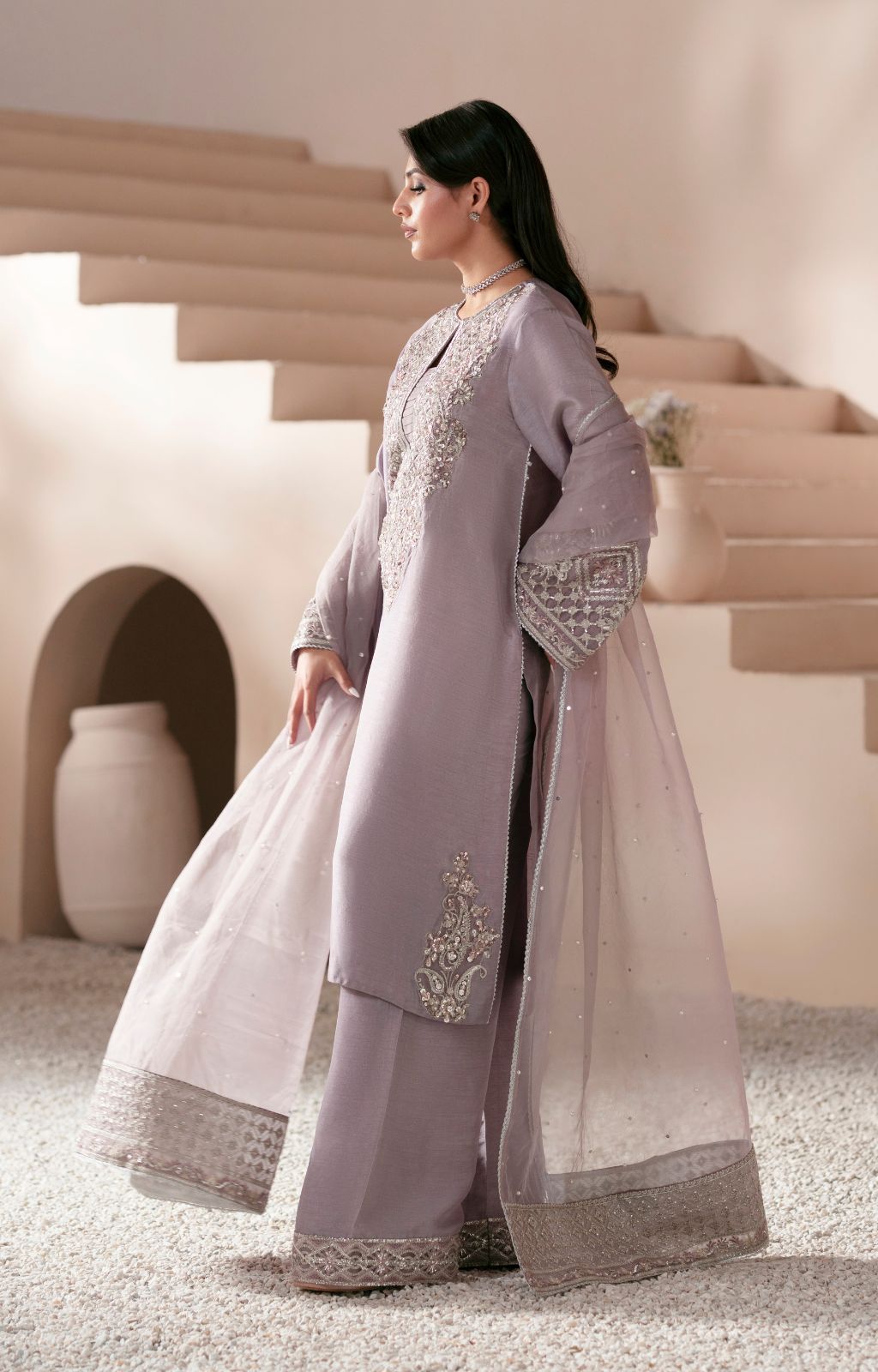 Ajr Couture | Symphony Luxe Festive 25 | Celestia by AJR Couture - Designer Dress - Type: Ladies Clothes - Available at Libayah - 100% Original
