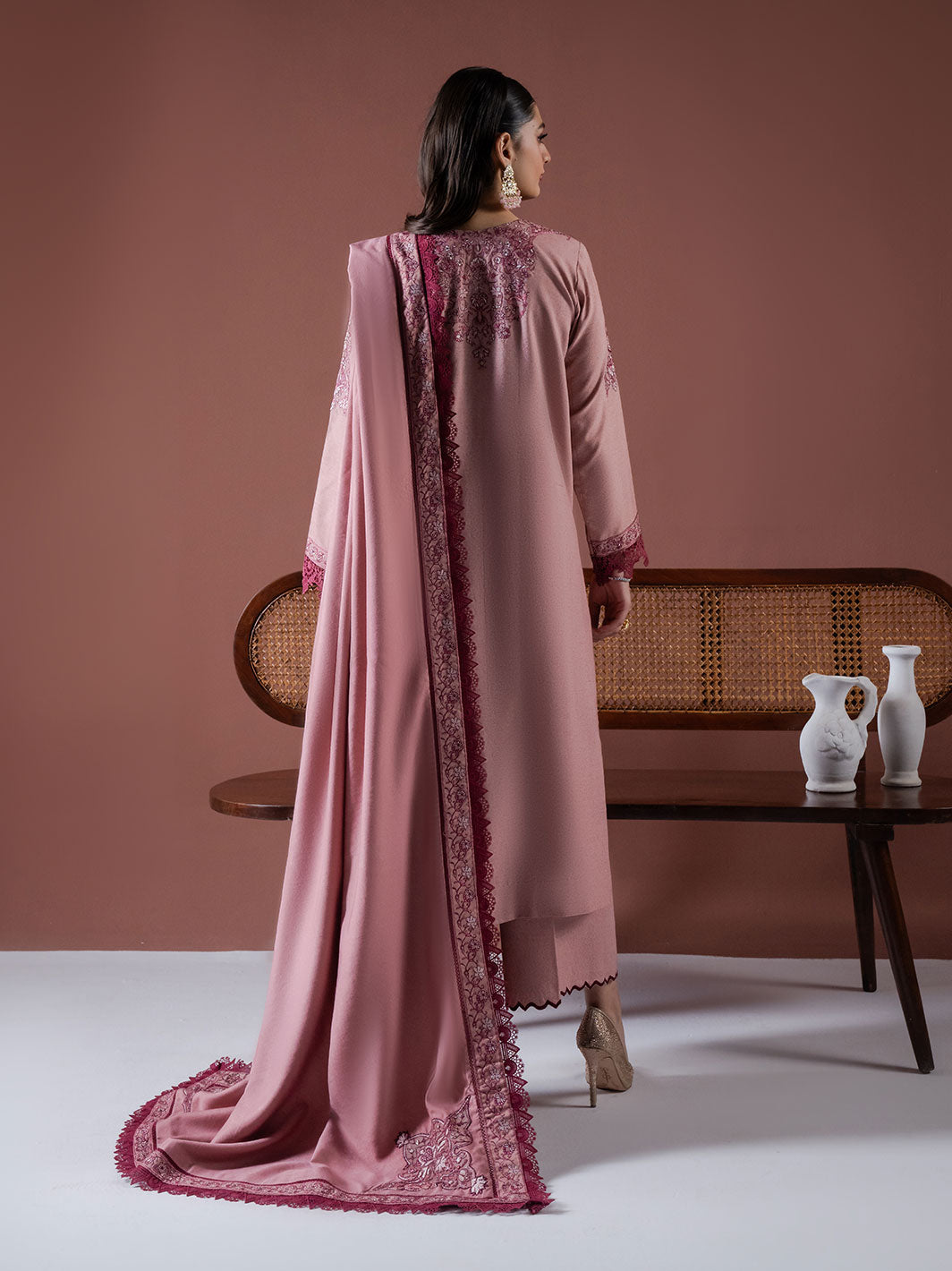 Faiza Faisal | Winter Edit 2024 | LEENA by Faiza Faisal - Designer Dress - Type: Ladies Clothes - Available at Libayah - 100% Original
