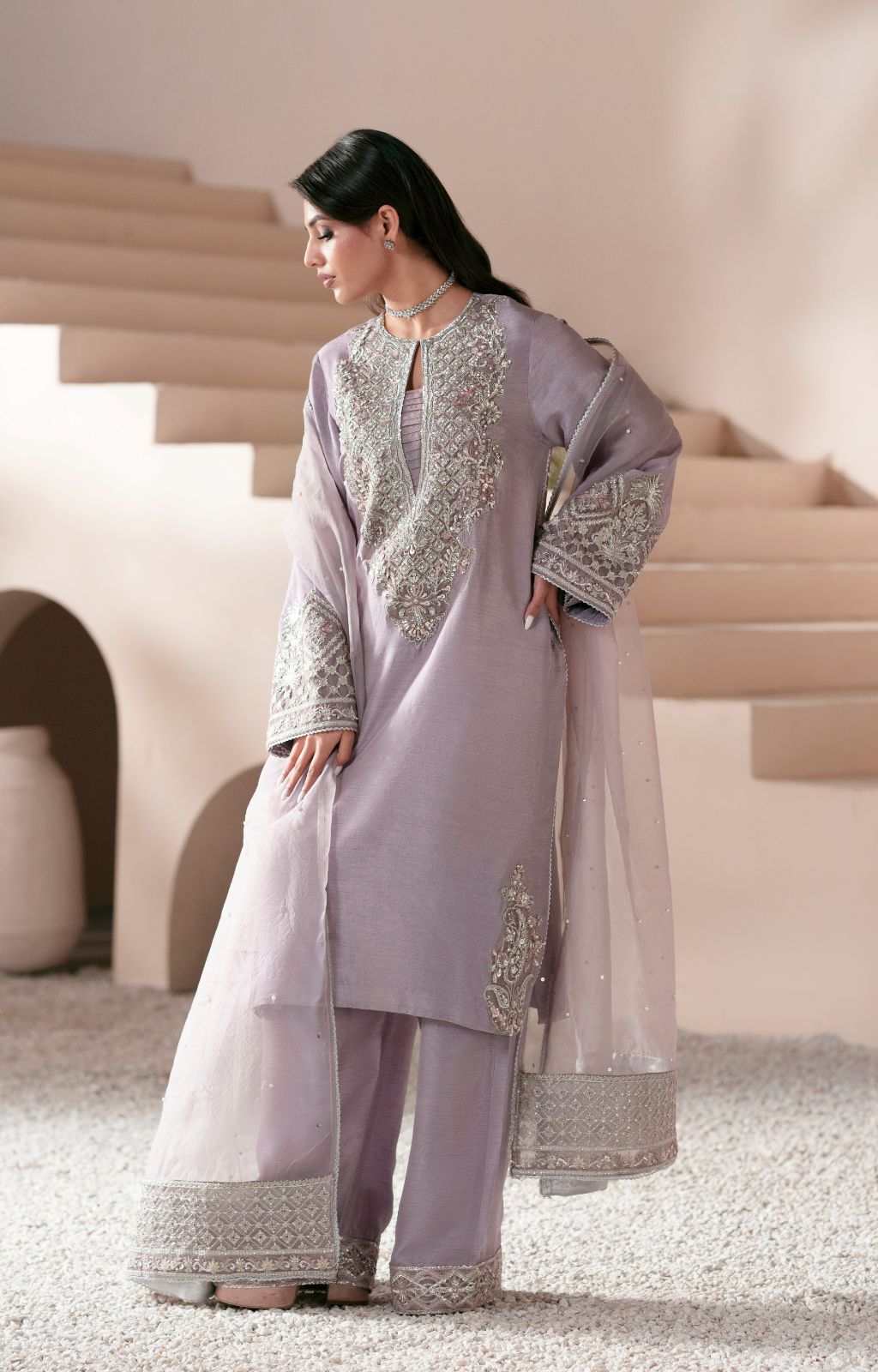 Ajr Couture | Symphony Luxe Festive 25 | Celestia by AJR Couture - Designer Dress - Type: Ladies Clothes - Available at Libayah - 100% Original