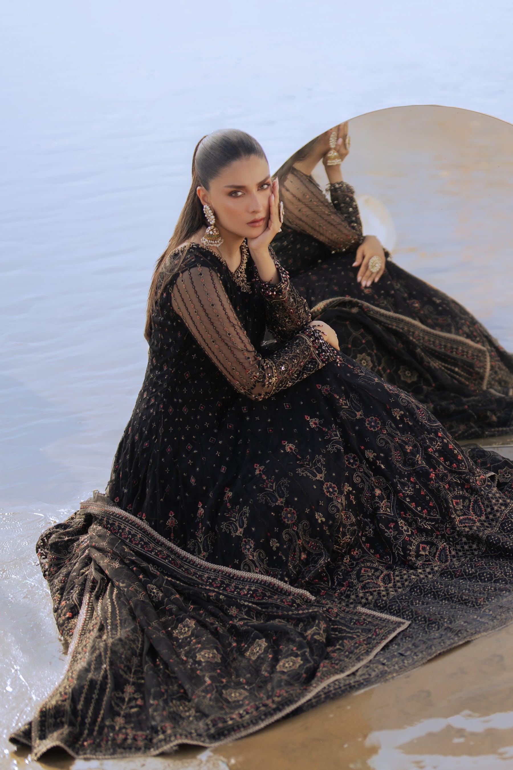 Naqshi | Sahil Kinaray | BLAIN by Naqshi - Designer Dress - Type: Ladies Clothes - Available at Libayah - 100% Original