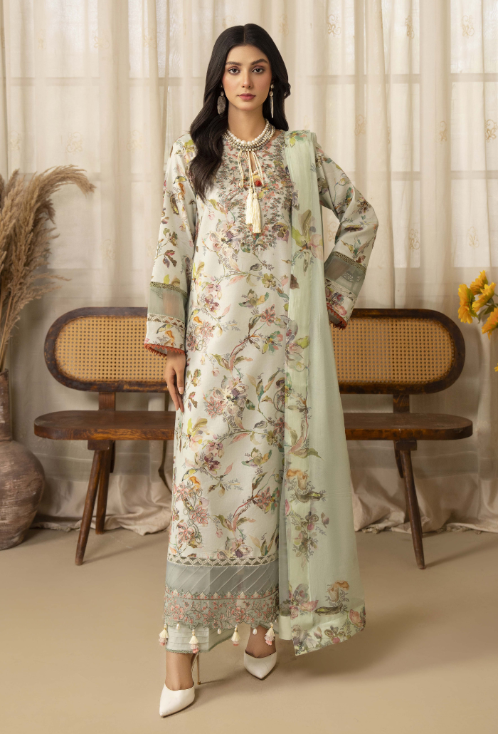 Humdum | Senora Lawn 25 | Senora - D09 by Humdum - Designer Dress - Type: Ladies Clothes - Available at Libayah - 100% Original