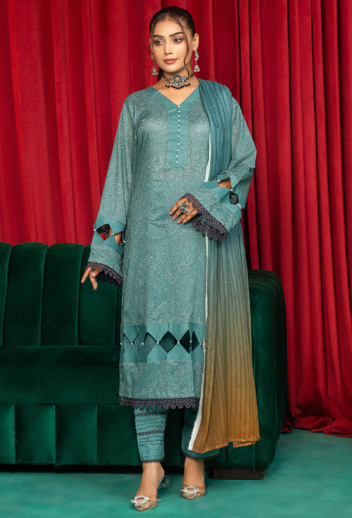 Humdum | AANGAN SS 24 | Aangan - D01 by Humdum - Designer Dress - Type: Ladies Clothes - Available at Libayah - 100% Original