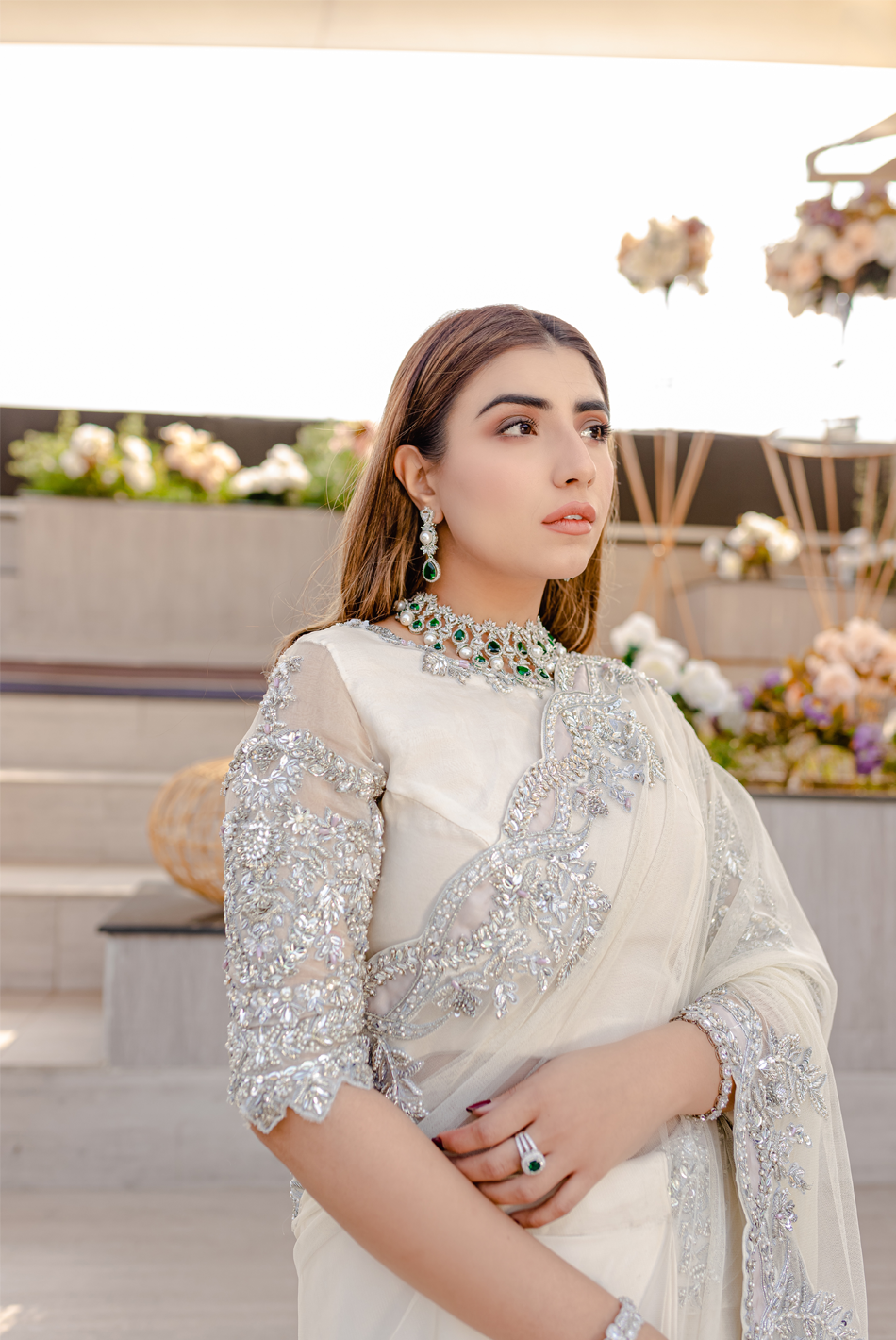 Ayesha and Usman | Celestial Night | Fleurine by Ayesha and Usman - Designer Dress - Type: Ladies Clothes - Available at Libayah - 100% Original