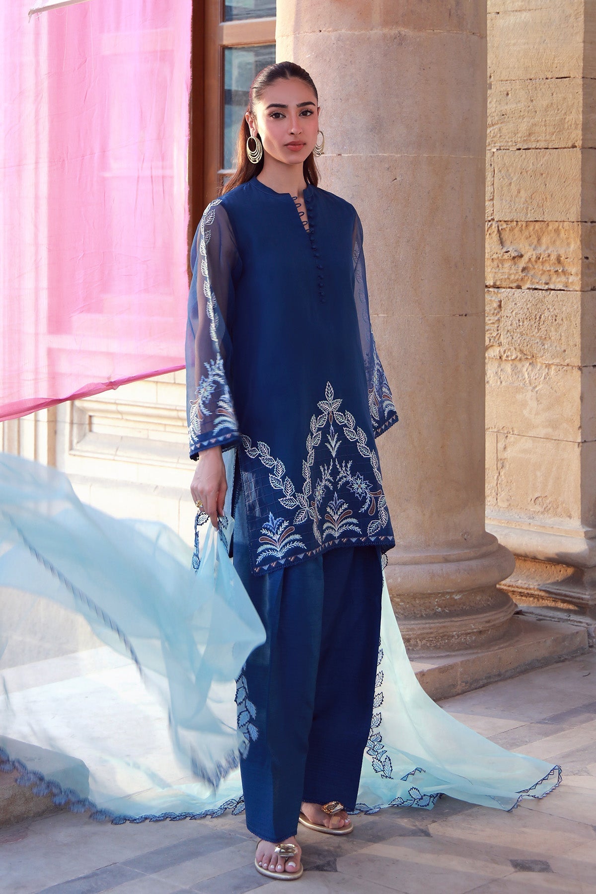 Sahar | Luxe Pret 25 | Aqua Dream by Sahar - Designer Dress - Type: Ladies Clothes - Available at Libayah - 100% Original