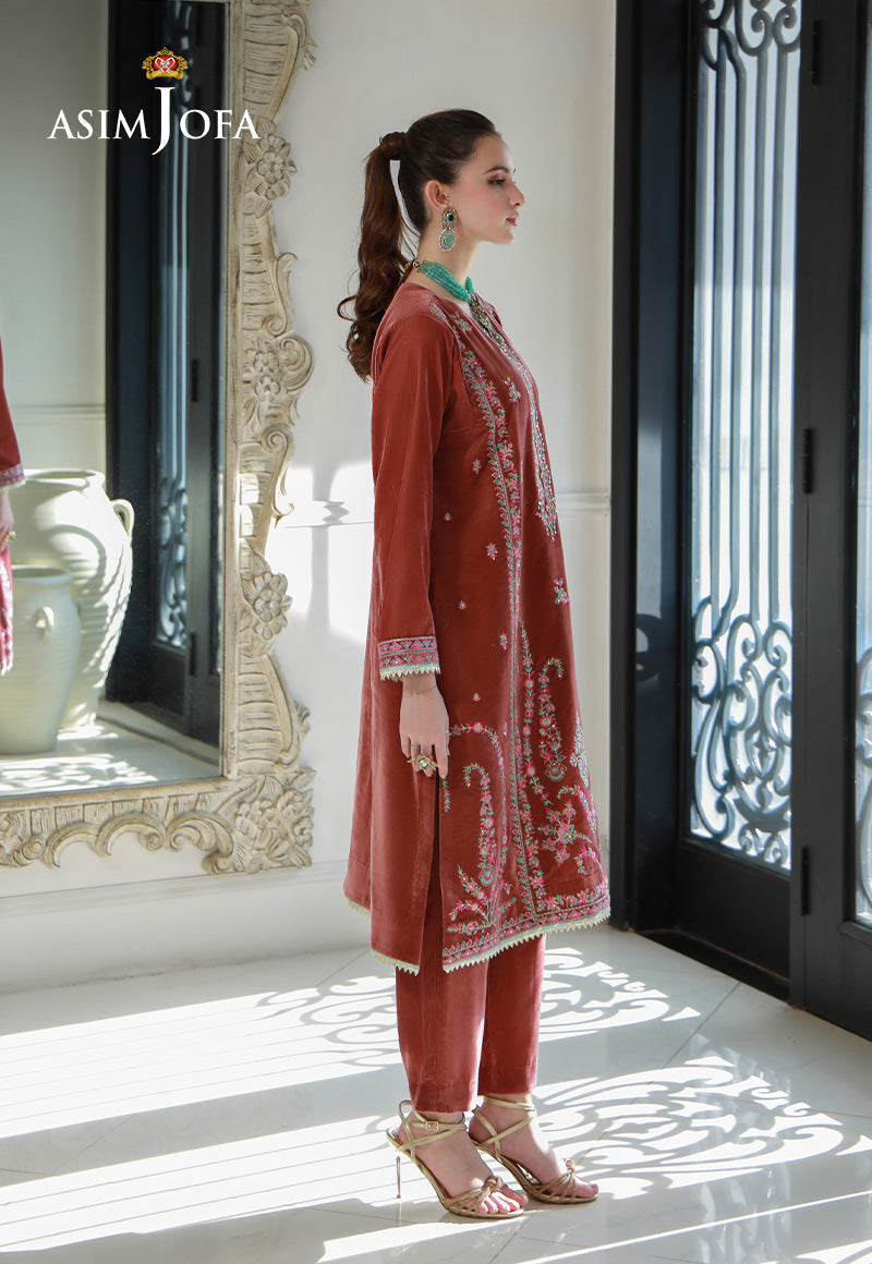 Asim Jofa | Velvet Edit | AJVG-04 by Asim Jofa - Designer Dress - Type: Ladies Clothes - Available at Libayah - 100% Original