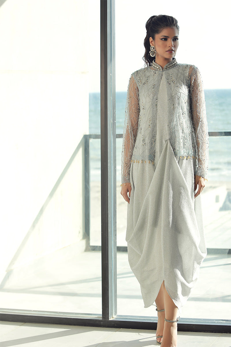 Wardha Saleem | Luxury Pret Fusion Wear | PEARL (2PC) by Wardha Saleem - Designer Dress - Type: Ladies Clothes - Available at Libayah - 100% Original
