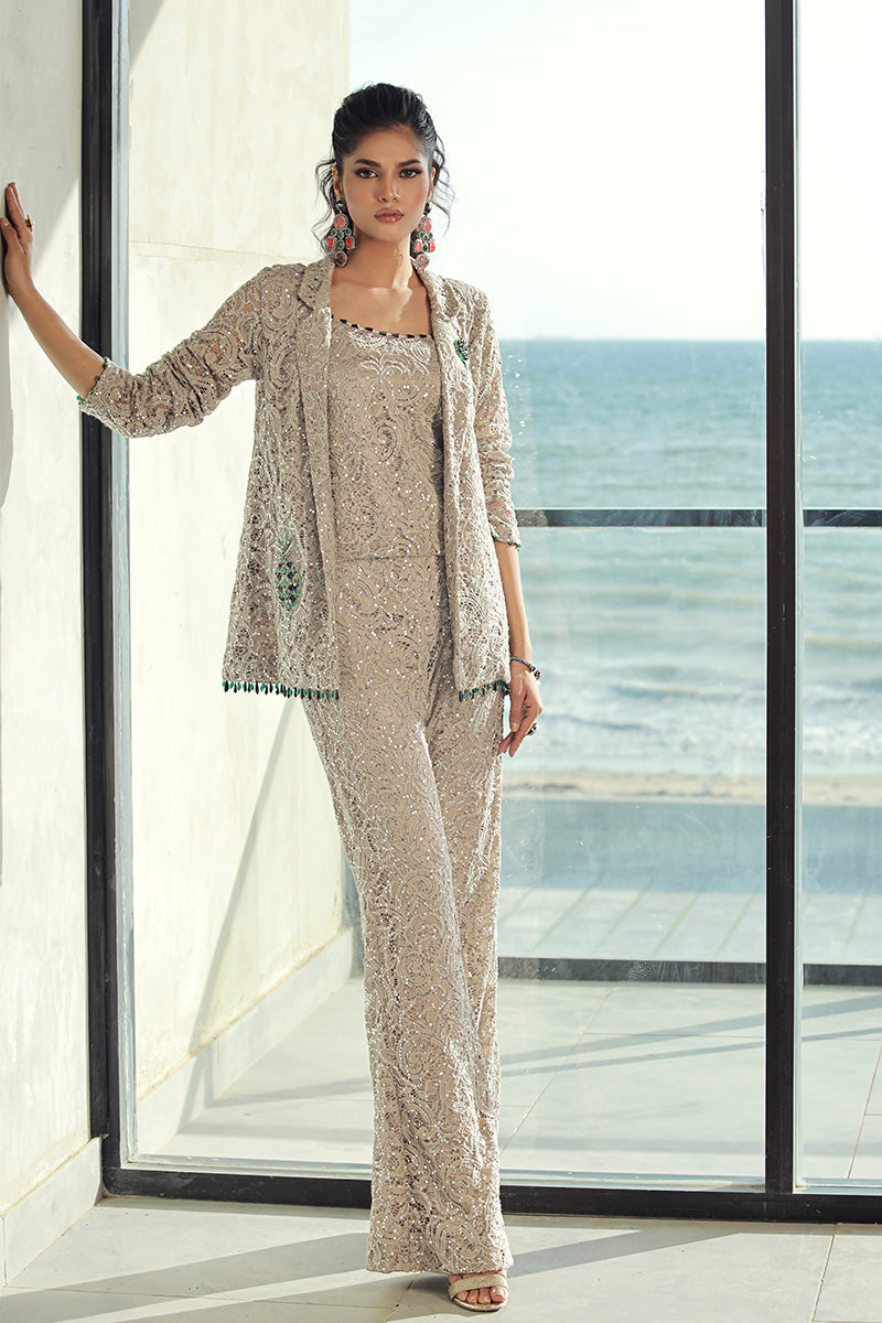 Wardha Saleem | Luxury Pret Fusion Wear | GIA (3PC) by Wardha Saleem - Designer Dress - Type: Ladies Clothes - Available at Libayah - 100% Original