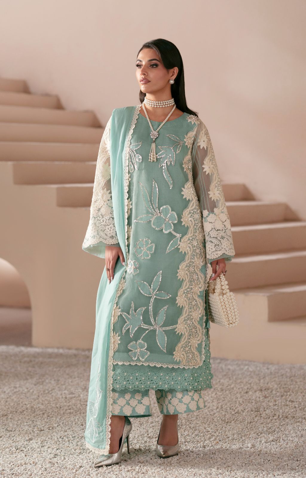 Ajr Couture | Symphony Luxe Festive 25 | Ember by AJR Couture - Designer Dress - Type: Ladies Clothes - Available at Libayah - 100% Original