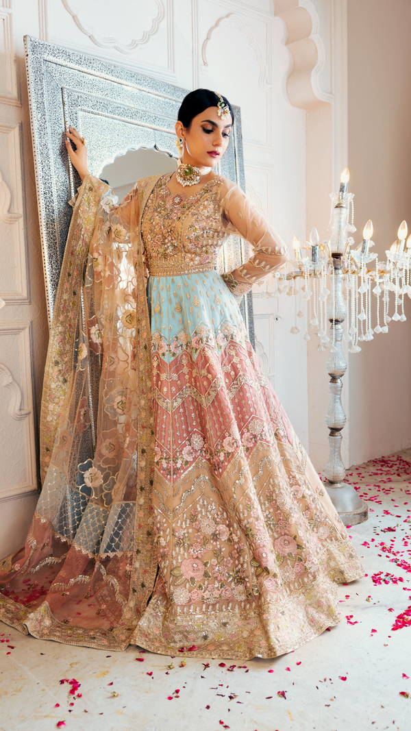 Zebtan | Zircon Wedding Formals | MALKA ZQ-10 by Zebtan - Designer Dress - Type: Ladies Clothes - Available at Libayah - 100% Original