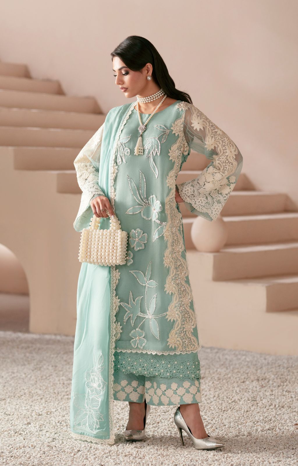 Ajr Couture | Symphony Luxe Festive 25 | Ember by AJR Couture - Designer Dress - Type: Ladies Clothes - Available at Libayah - 100% Original