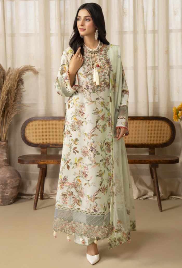 Humdum | Senora Lawn 25 | Senora - D09 by Humdum - Designer Dress - Type: Ladies Clothes - Available at Libayah - 100% Original