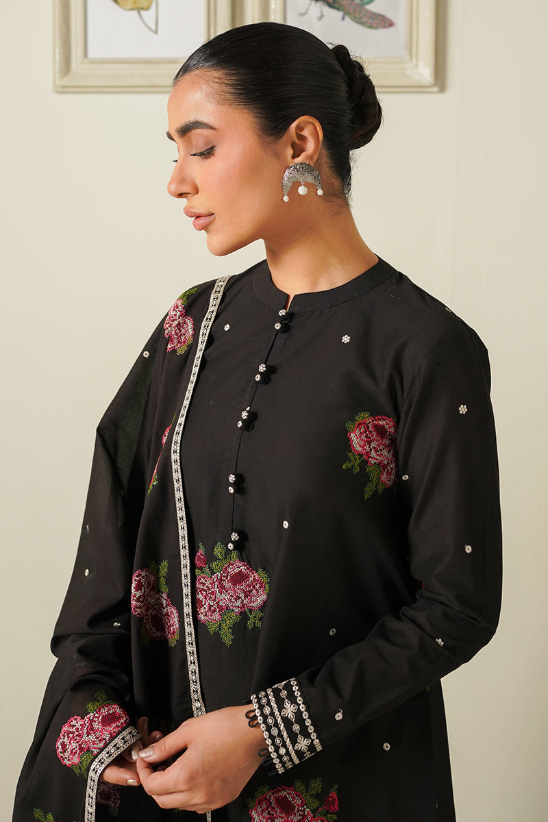 Cross Stitch | Mahiri Embroidered Lawn 24 | MIDNIGHT MELODY by Cross Stitch - Designer Dress - Type: Ladies Clothes - Available at Libayah - 100% Original