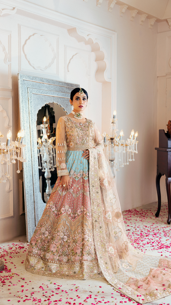 Zebtan | Zircon Wedding Formals | MALKA ZQ-10 by Zebtan - Designer Dress - Type: Ladies Clothes - Available at Libayah - 100% Original