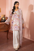 Cross Stitch | Cambric Lawn 24 | ORCHID GALORE by Cross Stitch - Designer Dress - Type: Casuals - Available at Libayah - 100% Original
