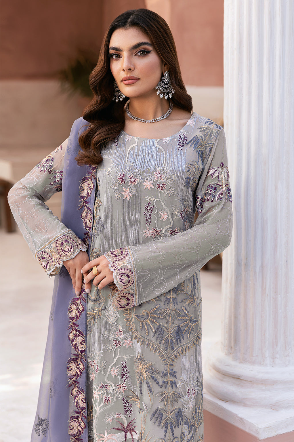 Ramsha | Arzoo Chiffon | U-102 by Ramsha - Designer Dress - Type: Ladies Clothes - Available at Libayah - 100% Original