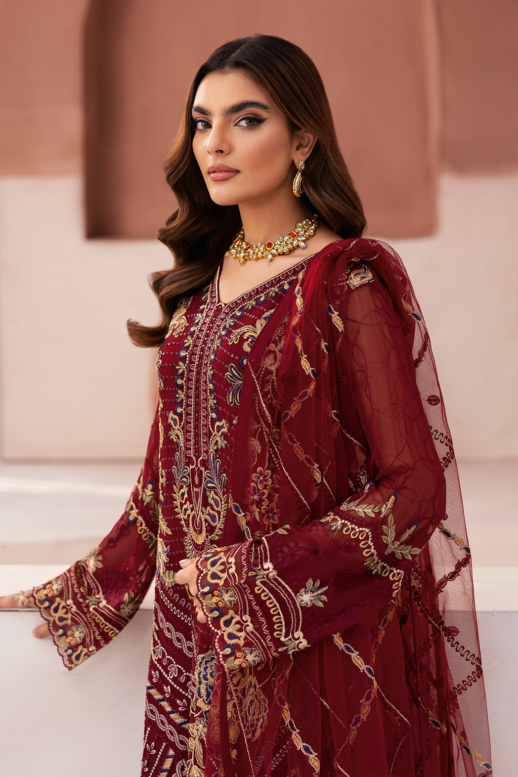 Ramsha | Arzoo Chiffon | U-106 by Ramsha - Designer Dress - Type: Ladies Clothes - Available at Libayah - 100% Original