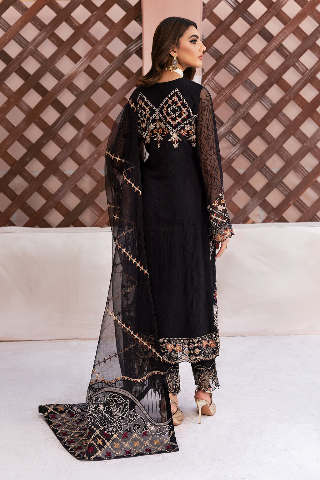 Ramsha | Arzoo Chiffon | U-107 by Ramsha - Designer Dress - Type: Ladies Clothes - Available at Libayah - 100% Original