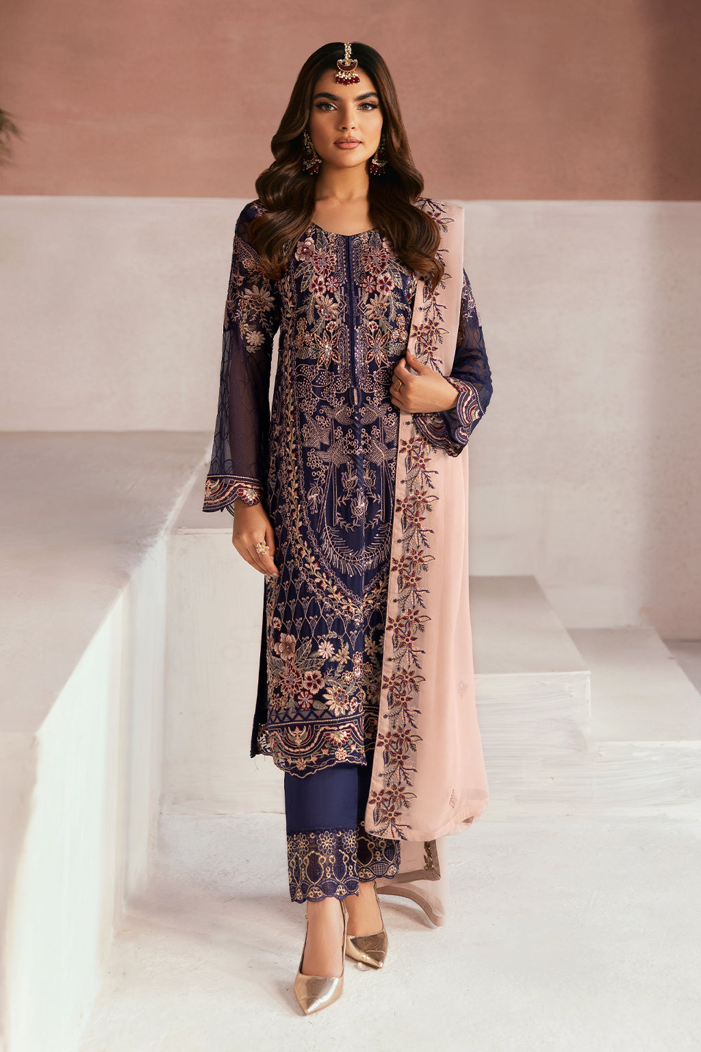 Ramsha | Arzoo Chiffon | U-104 by Ramsha - Designer Dress - Type: Ladies Clothes - Available at Libayah - 100% Original