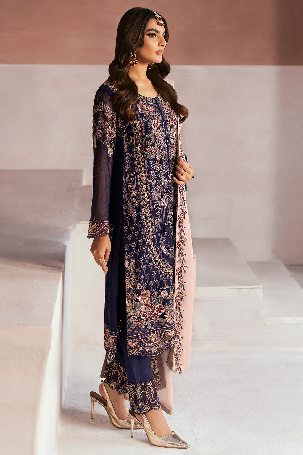 Ramsha | Arzoo Chiffon | U-104 by Ramsha - Designer Dress - Type: Ladies Clothes - Available at Libayah - 100% Original