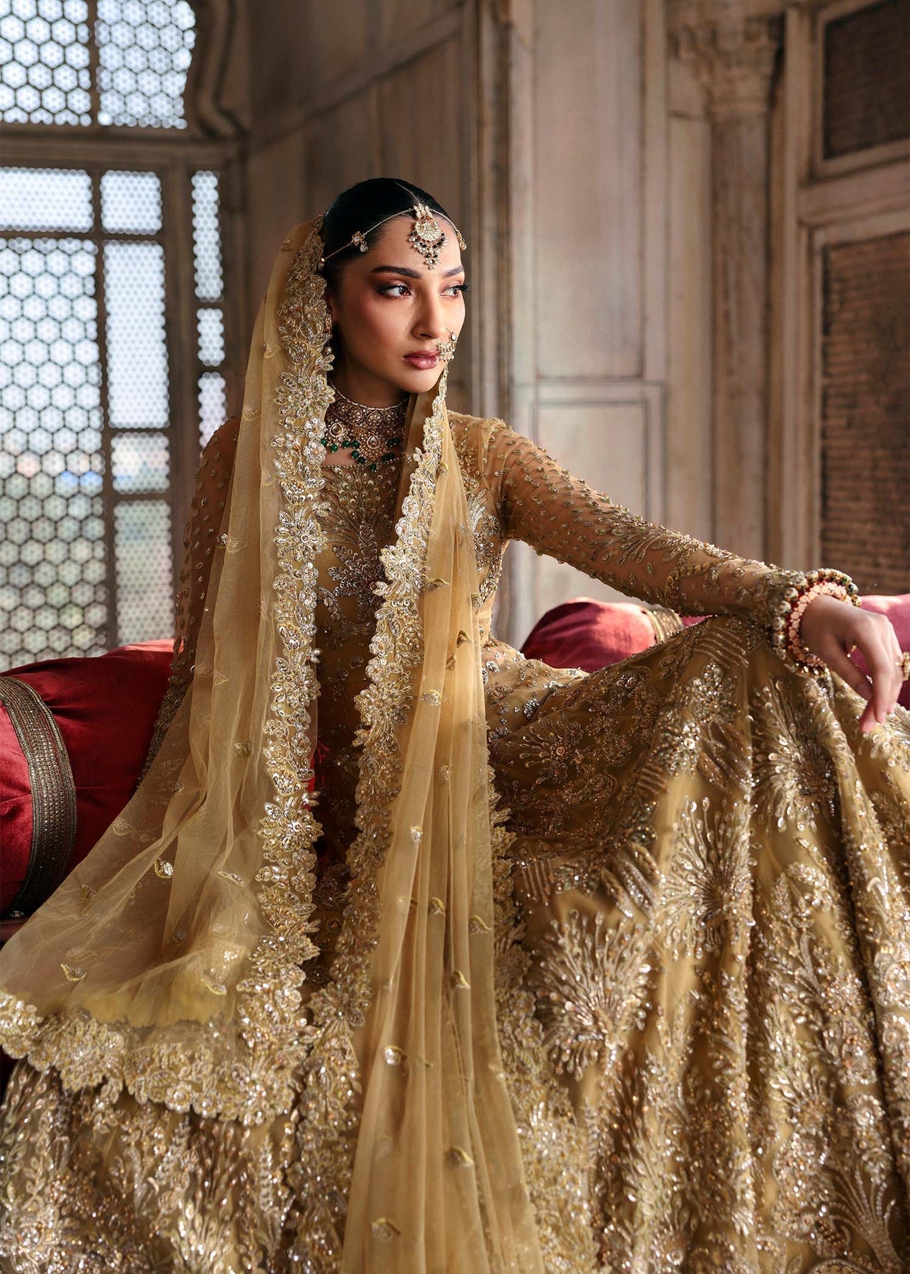 Akbar Aslam | Rajkumari Bridals | Gulnaz by Akbar Aslam - Designer Dress - Type: Ladies Clothes - Available at Libayah - 100% Original