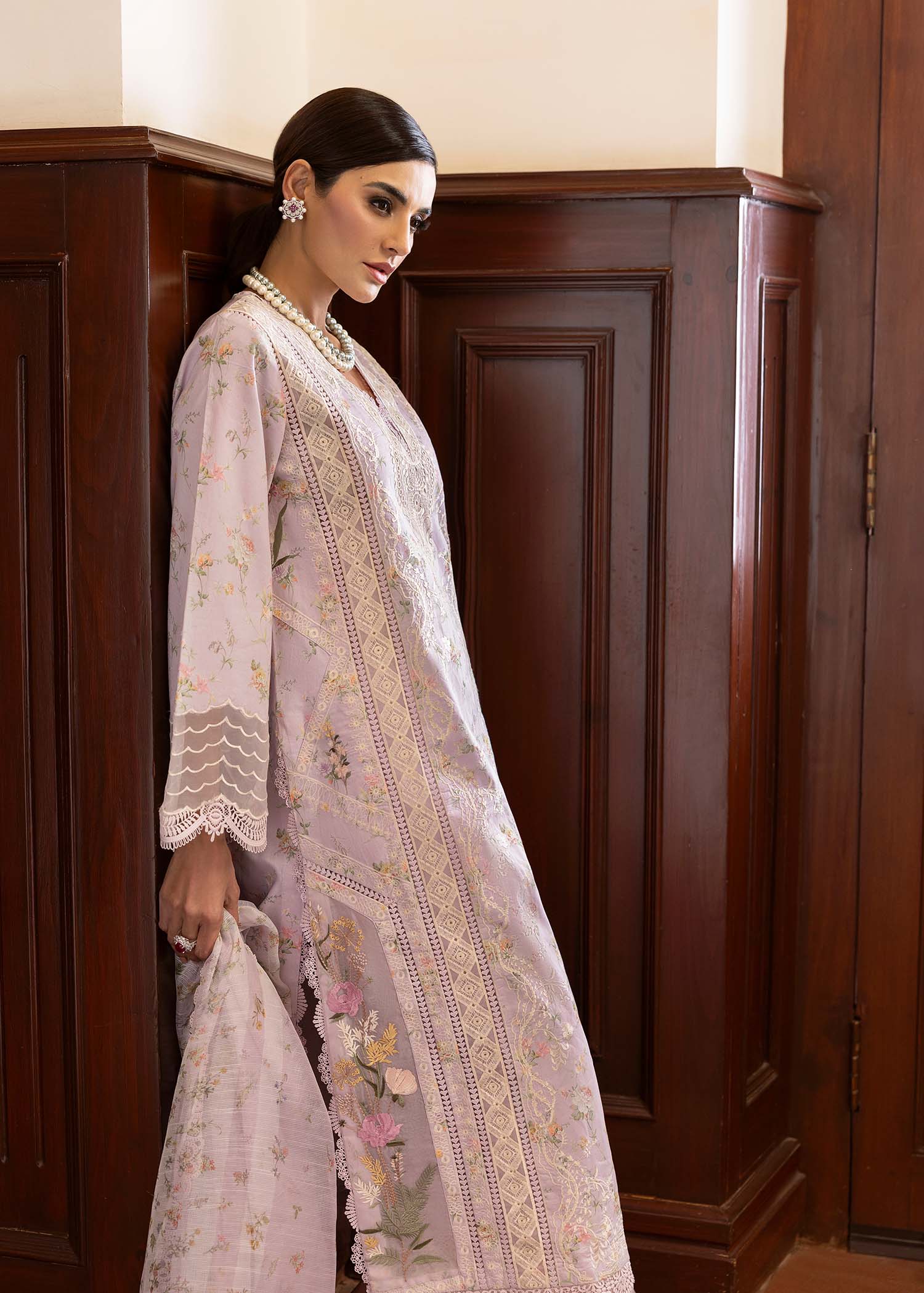 Saira Shakira | Bloom Lawn 25 | SWEET OPEL 8-A by Saira Shakira - Designer Dress - Type: Ladies Clothes - Available at Libayah - 100% Original
