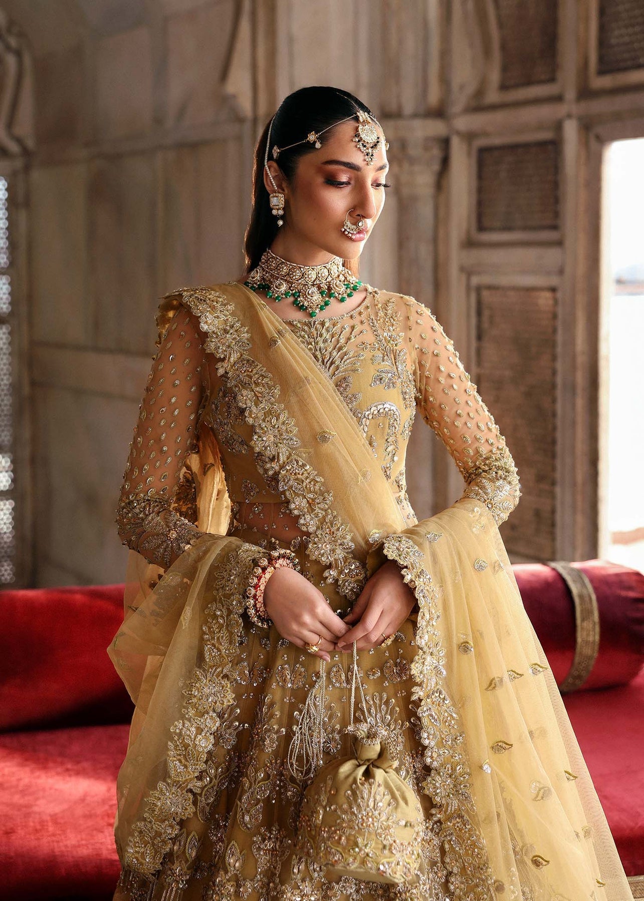 Akbar Aslam | Rajkumari Bridals | Gulnaz by Akbar Aslam - Designer Dress - Type: Ladies Clothes - Available at Libayah - 100% Original