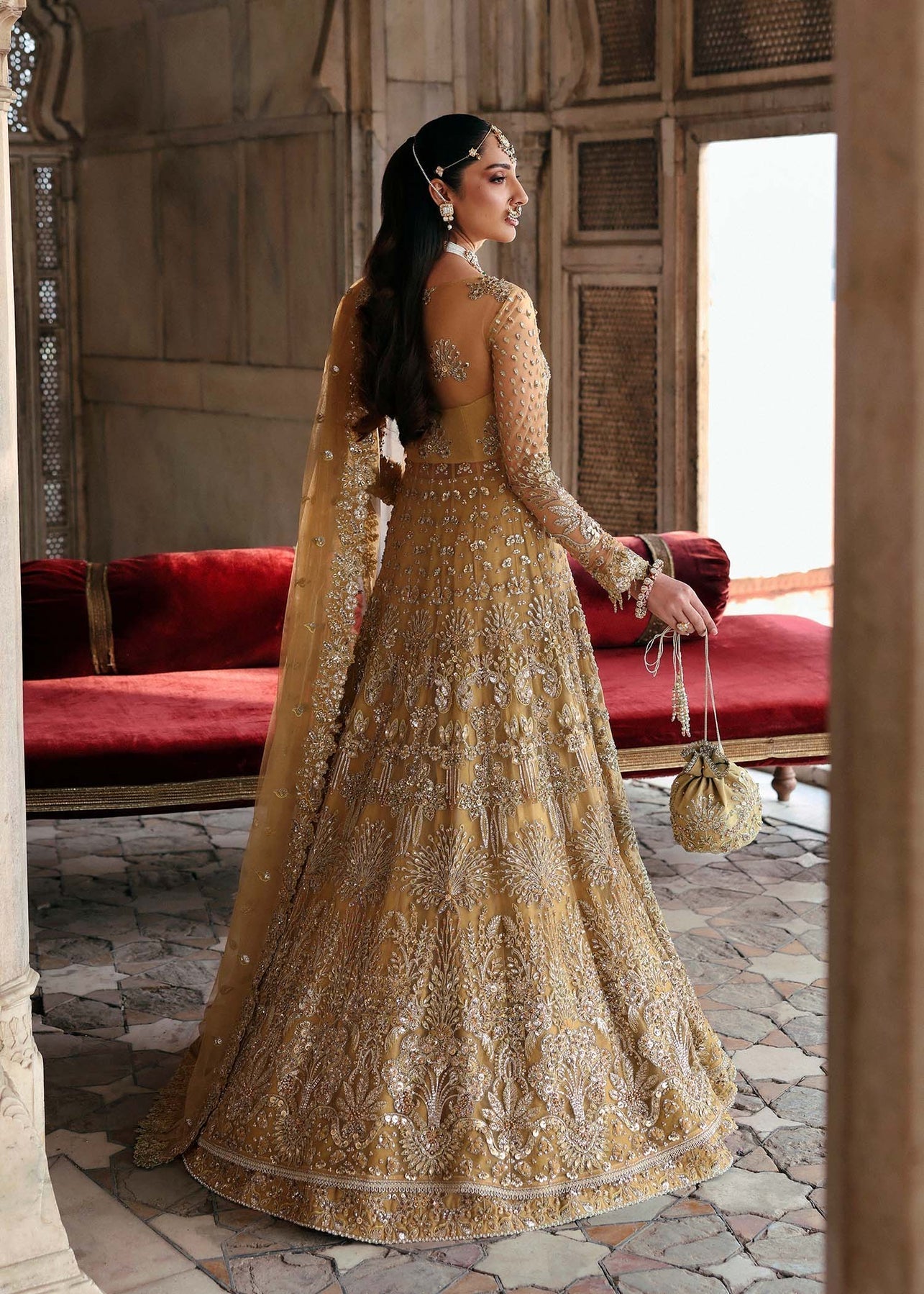 Akbar Aslam | Rajkumari Bridals | Gulnaz by Akbar Aslam - Designer Dress - Type: Ladies Clothes - Available at Libayah - 100% Original